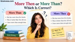 More Then or More Than
