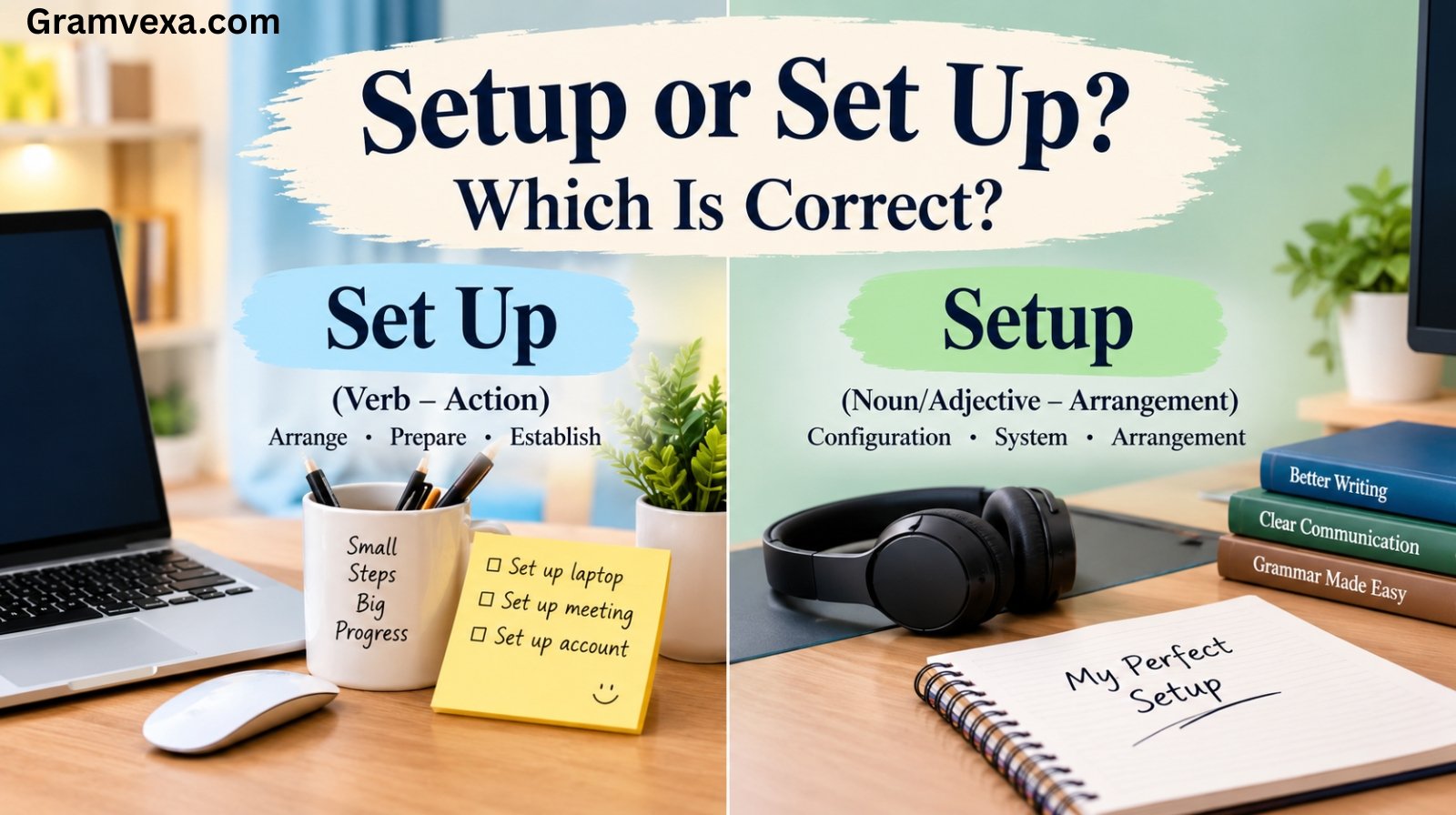 Setup or Set Up